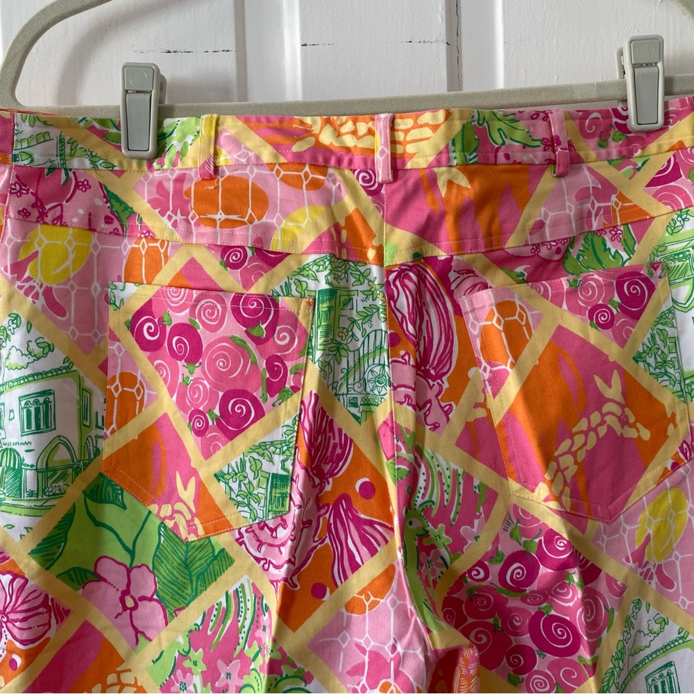 Lilly Pulitzer Print Capri Size 14 - Picture 10 of 11
